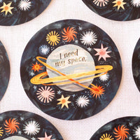 Autocollant en vinyle — I need my space