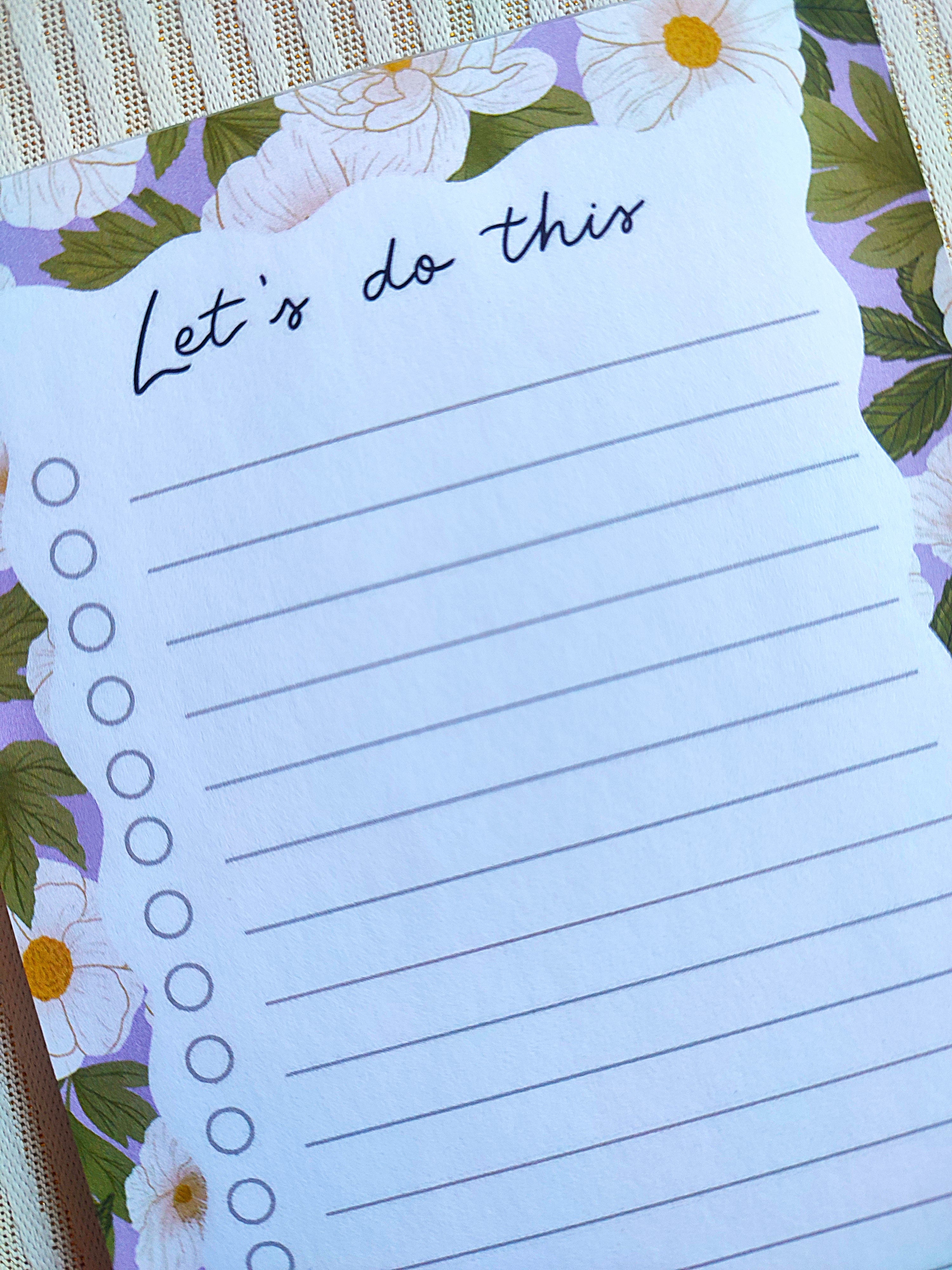 To-do-list A6 - Let’s do this