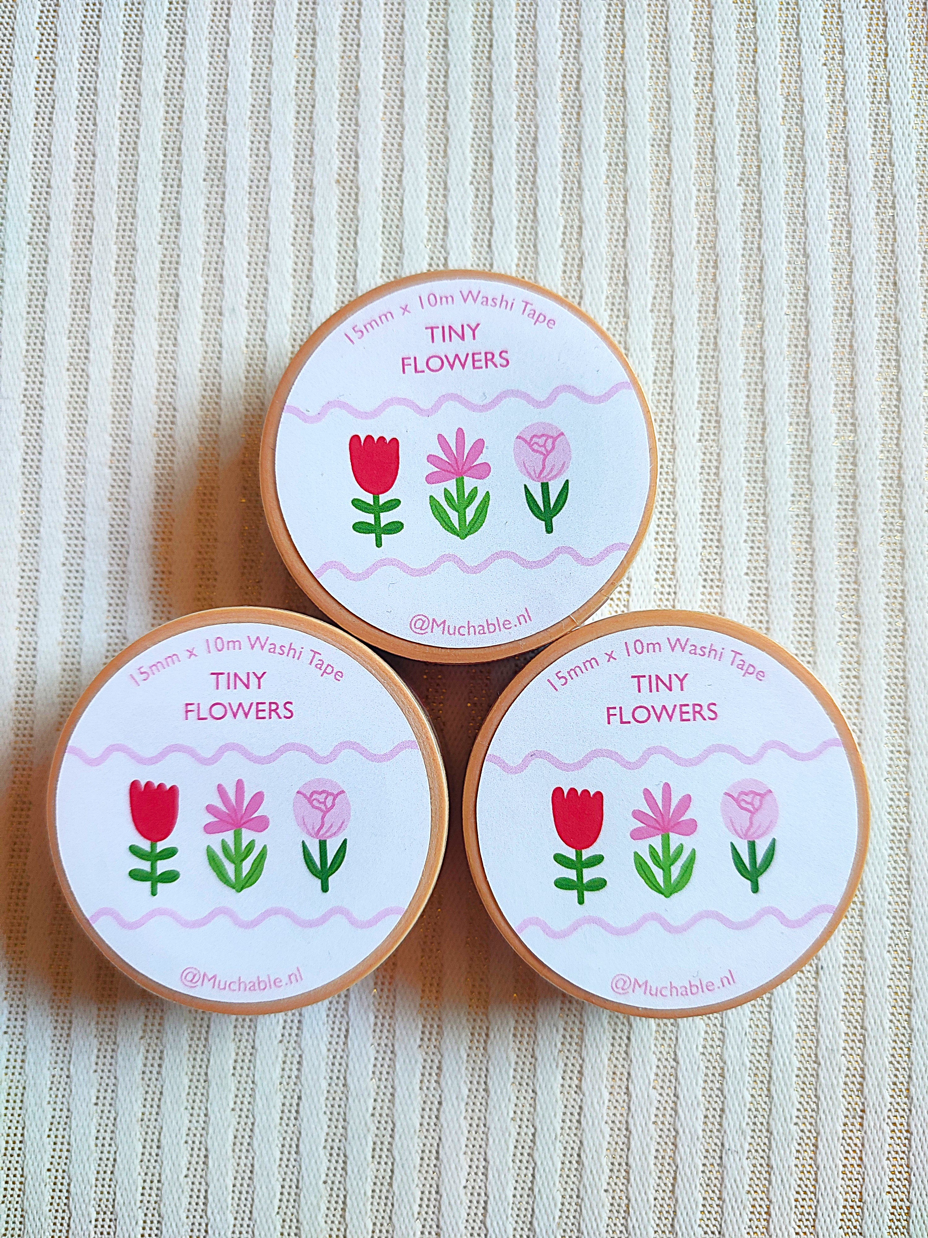 Washitape - Illustration petites fleurs