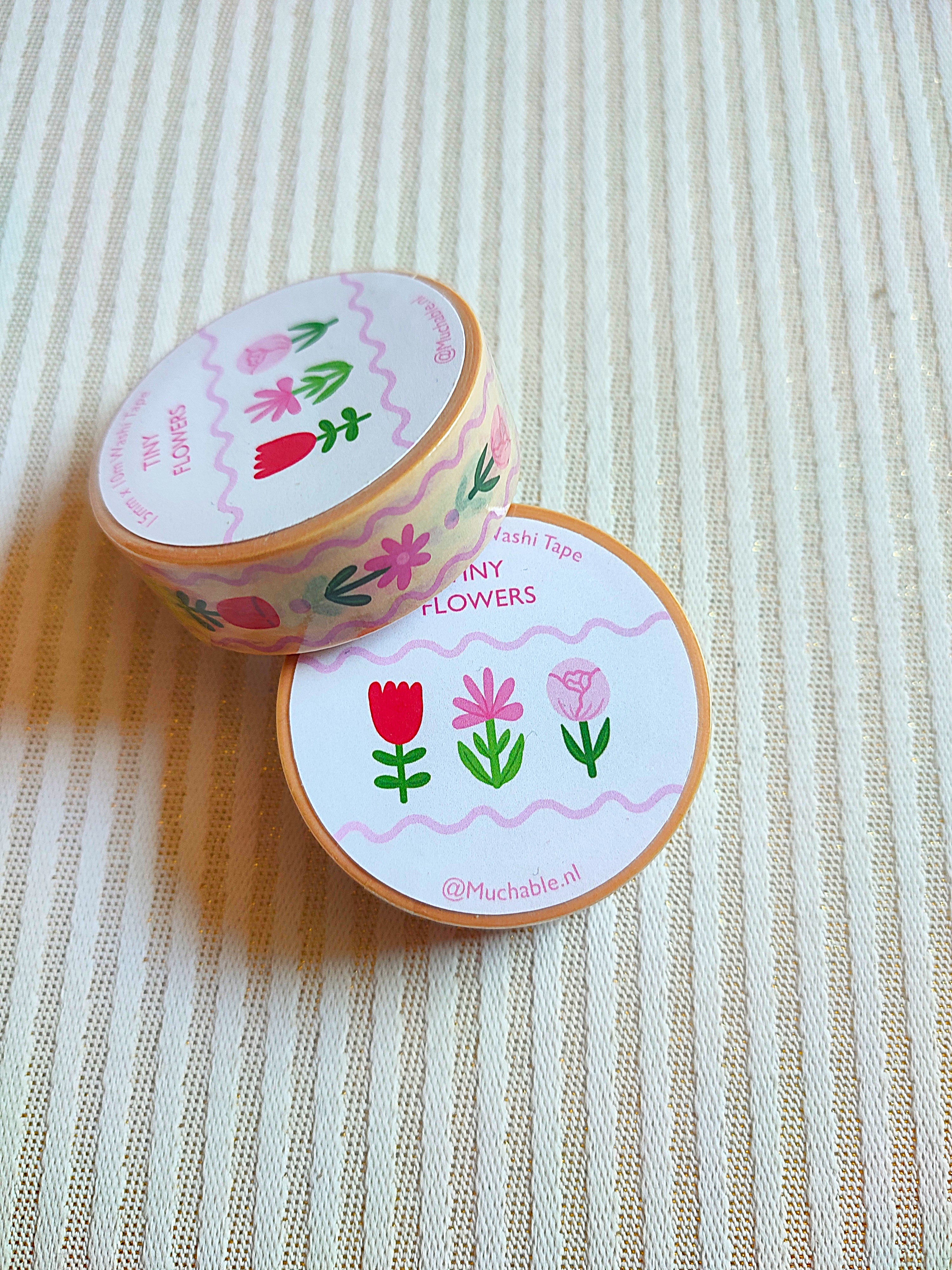 Washitape - Illustration petites fleurs