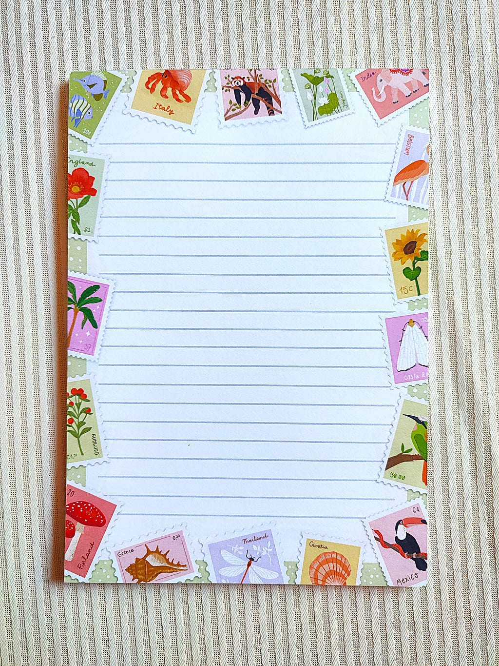 Bloc-notes A5 - Timbres