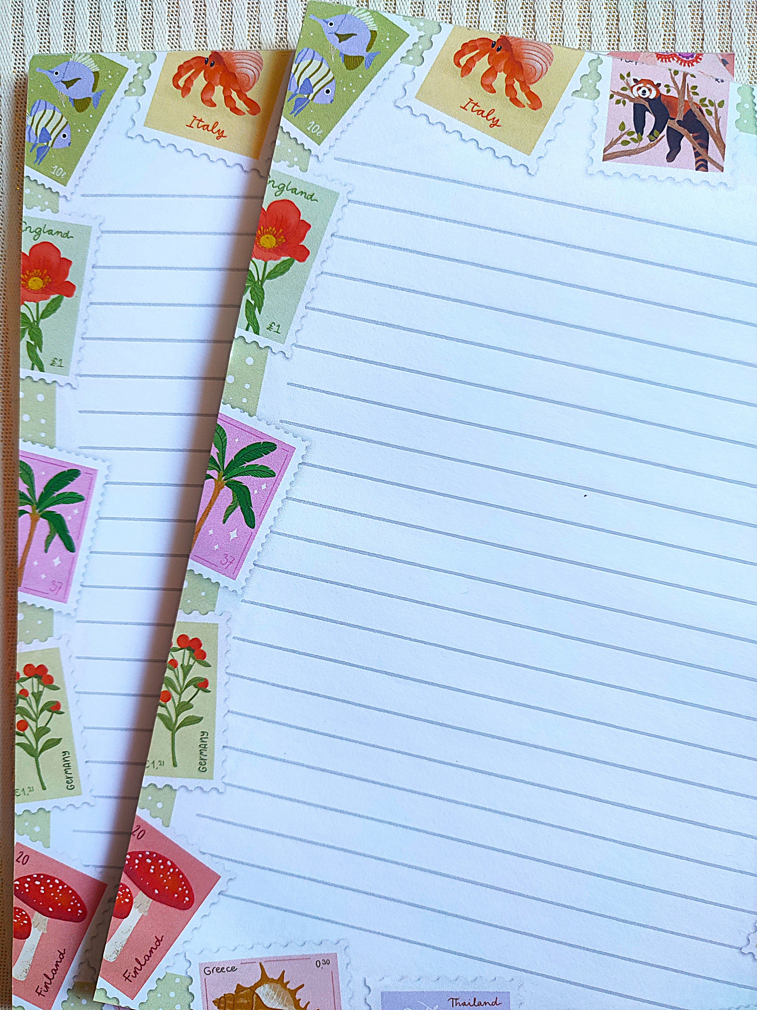 Bloc-notes A5 - Timbres
