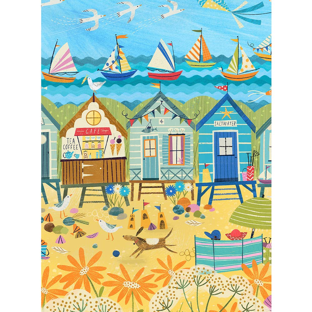 Mini-Puzzle 96 pièces - Mini Beach Huts