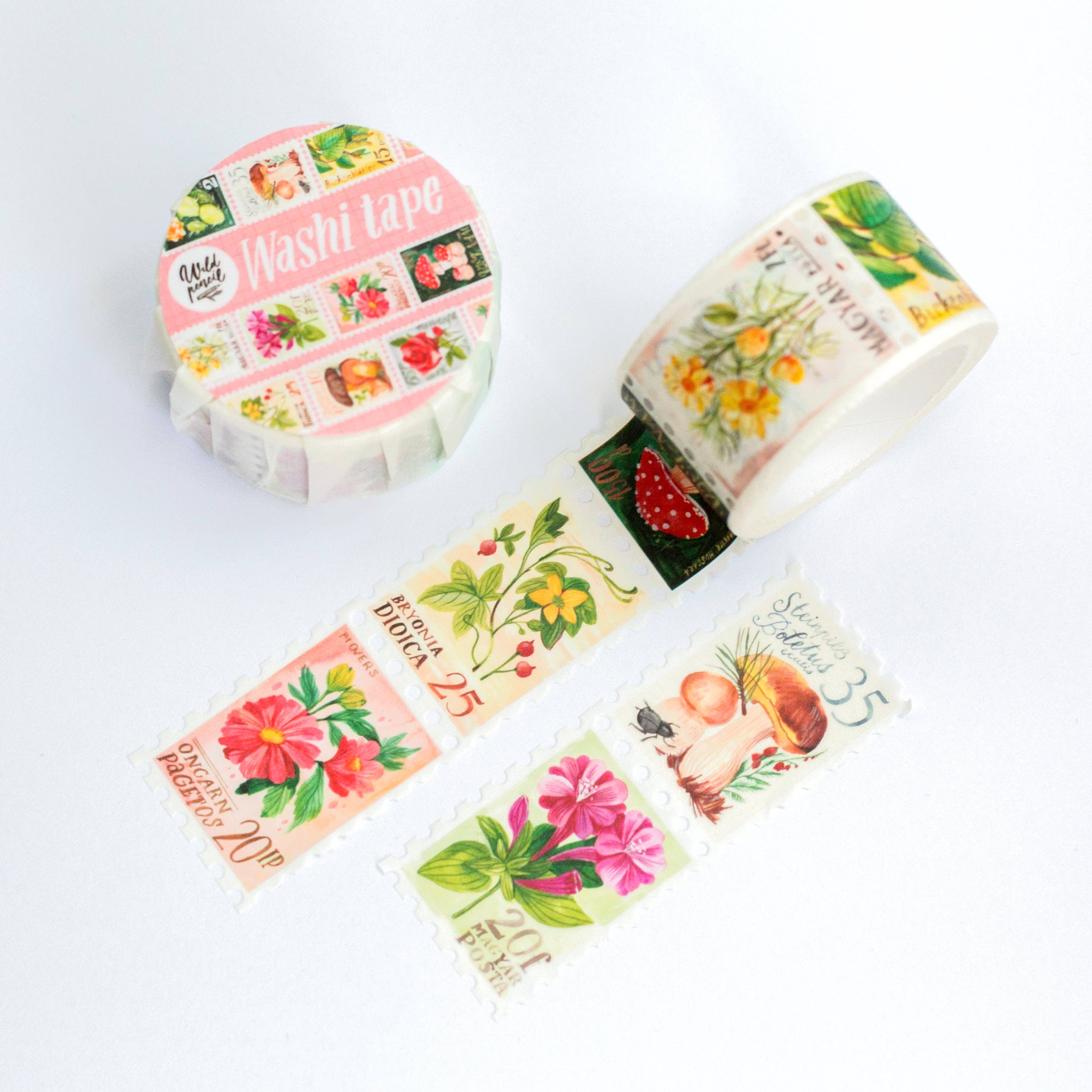 Ruban washi — Timbres botaniques