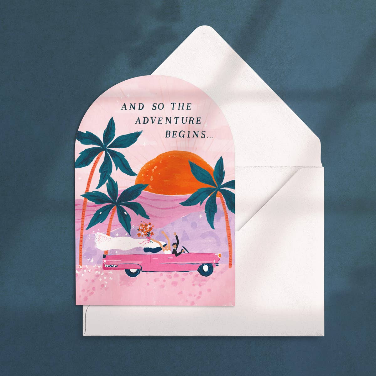 Carte de mariage - And so the adventure begins