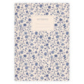 Cahier A5 - Fleurs bleues