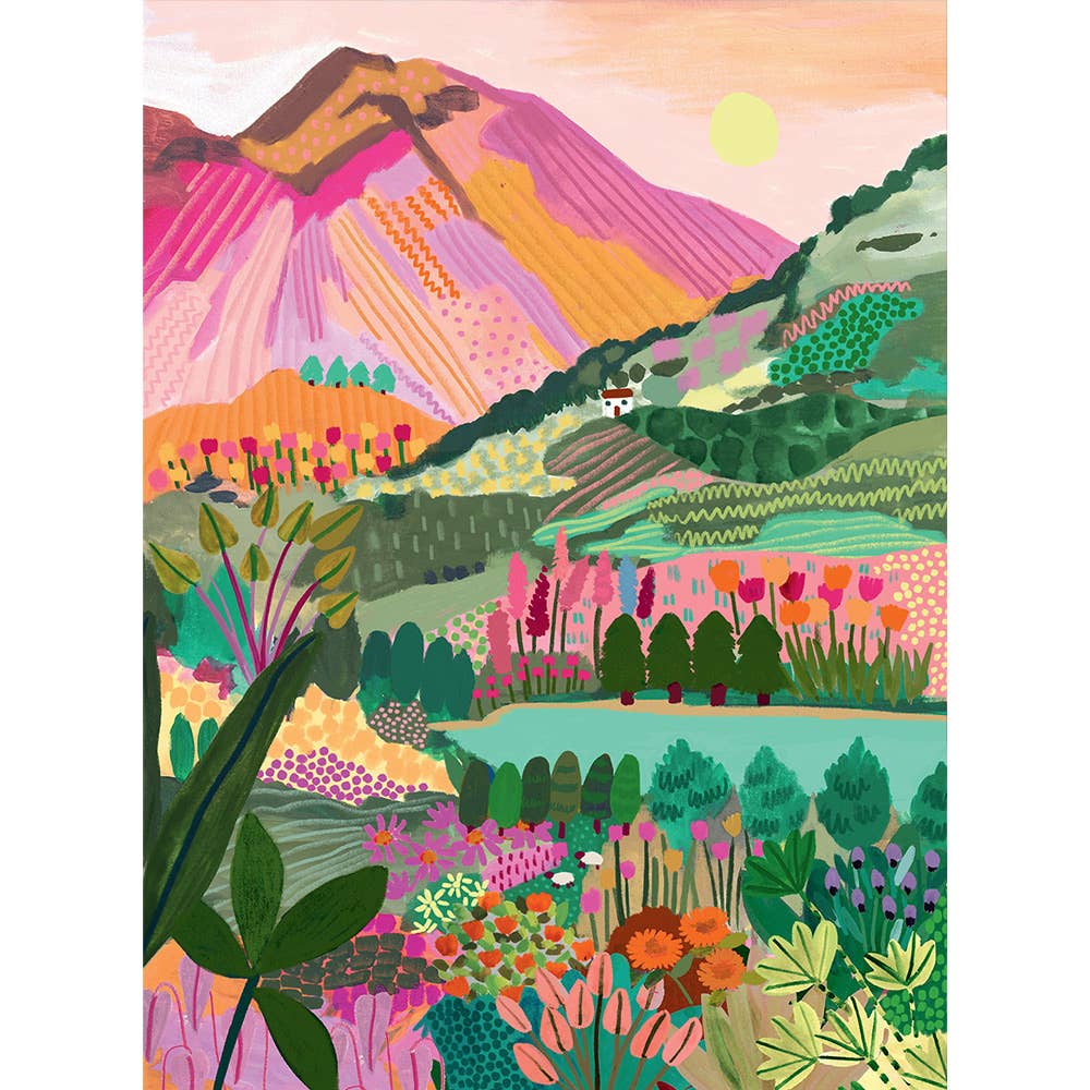 Mini-Puzzle 96 pièces - Rainbow Mountain