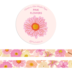 Washitape - Pink Flowers