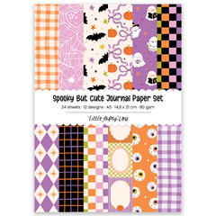 Set de papier journaling - Spooky 24 Feuilles A5