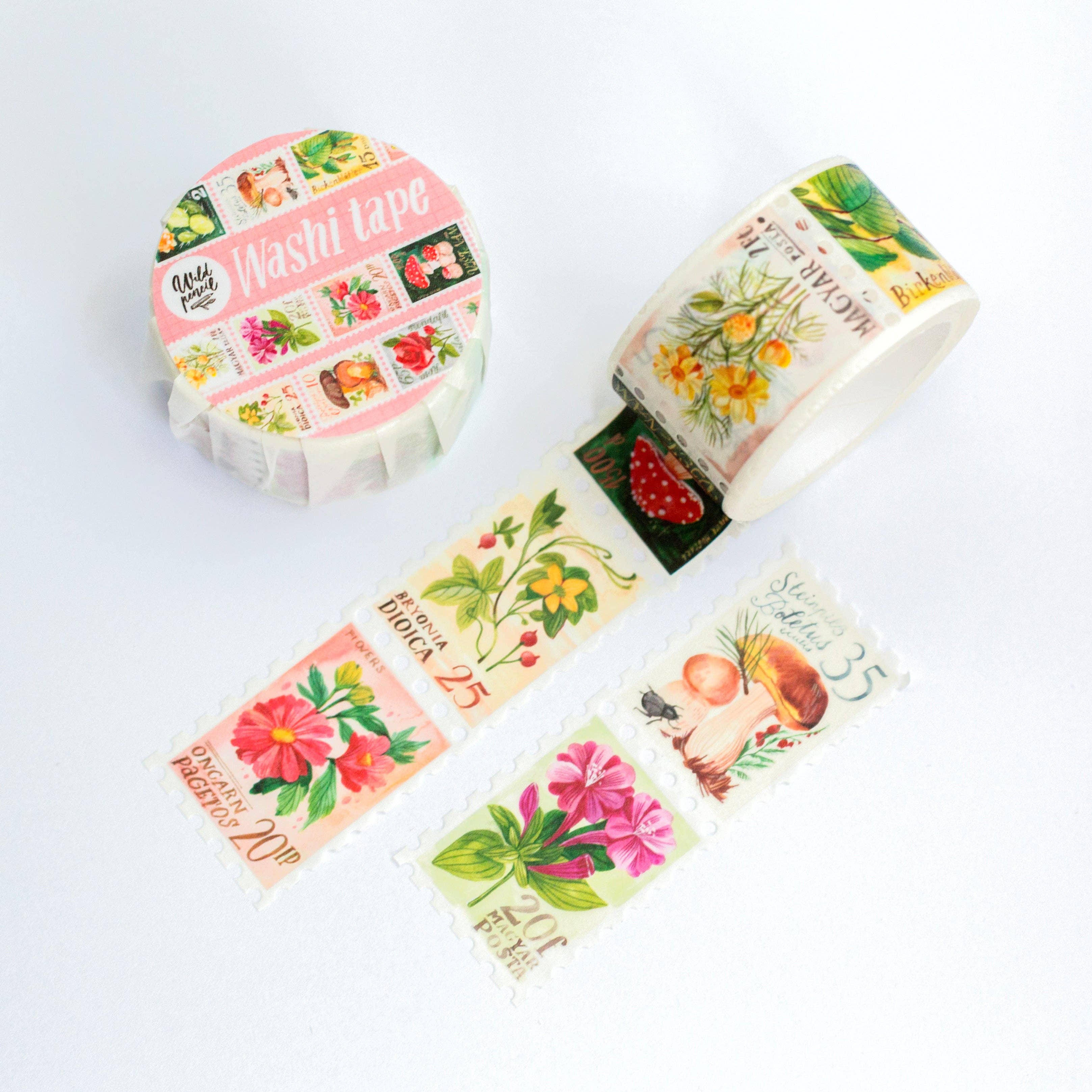 Ruban washi — Timbres botaniques