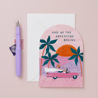 Carte de mariage - And so the adventure begins