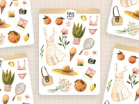 Planche d'autocollants — Summer