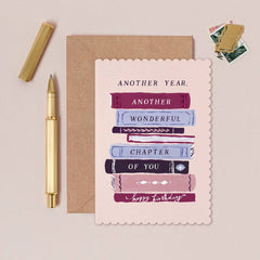 Carte d'anniversaire - Book lovers