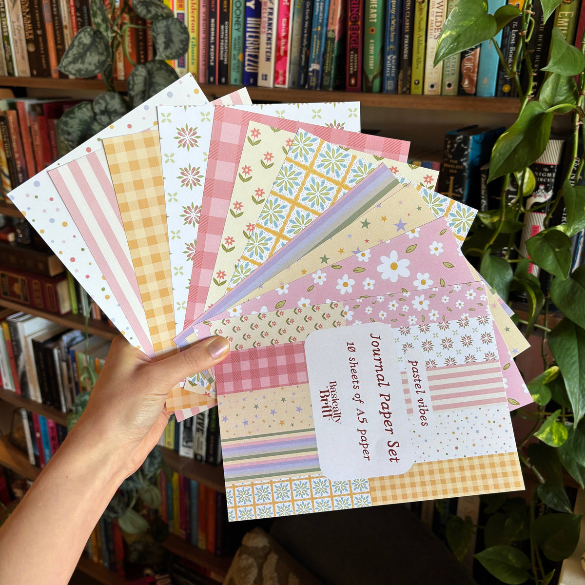 Set de papier 10 feuilles pour journaling - Pastel Vibes