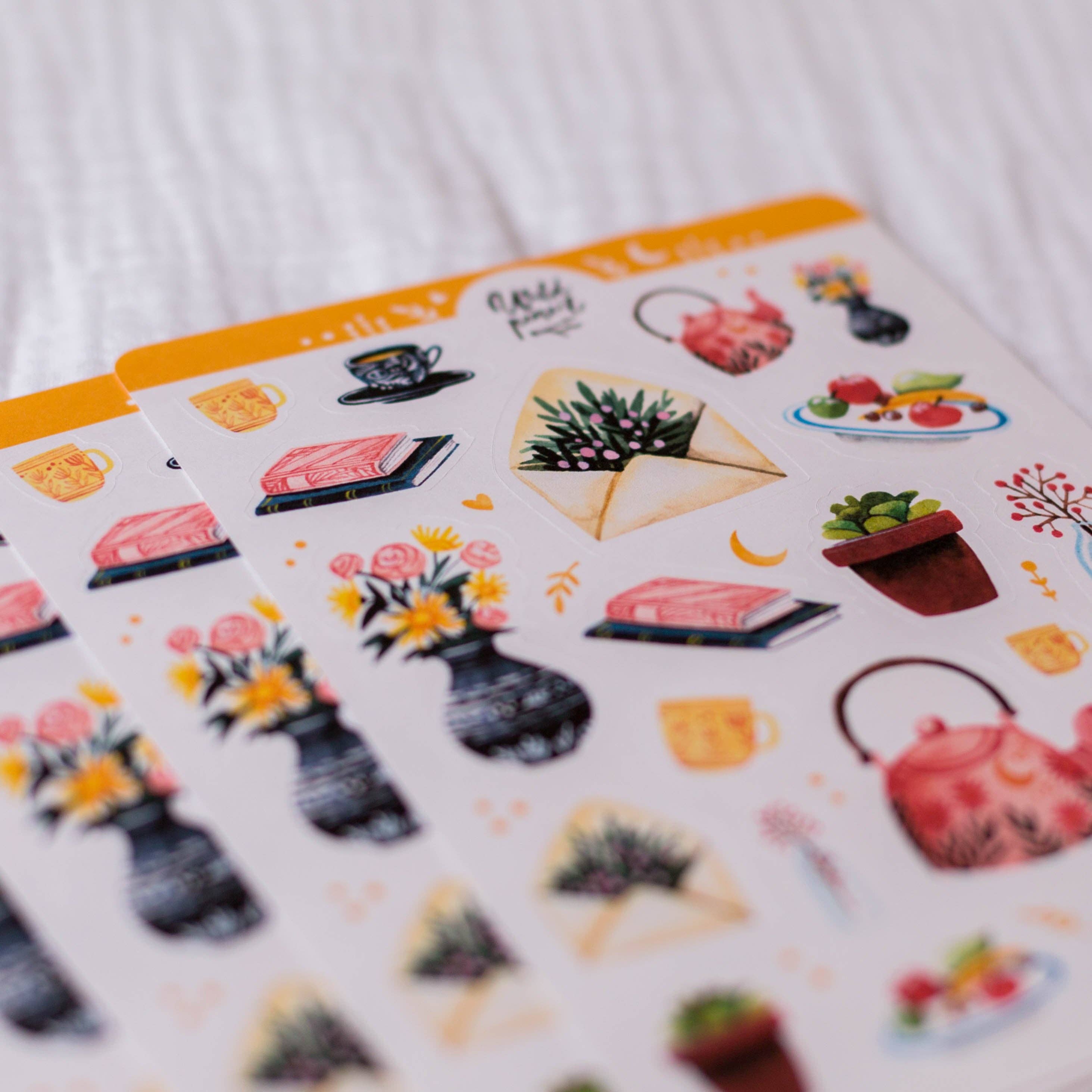 Planche d'autocollants — Les petites choses