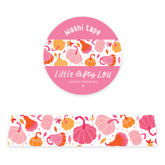 Ruban washi large - Citrouilles roses