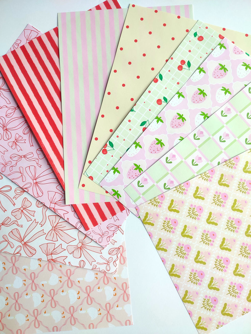 Set de papier pour journaling N°1 - 10 feuilles A5
