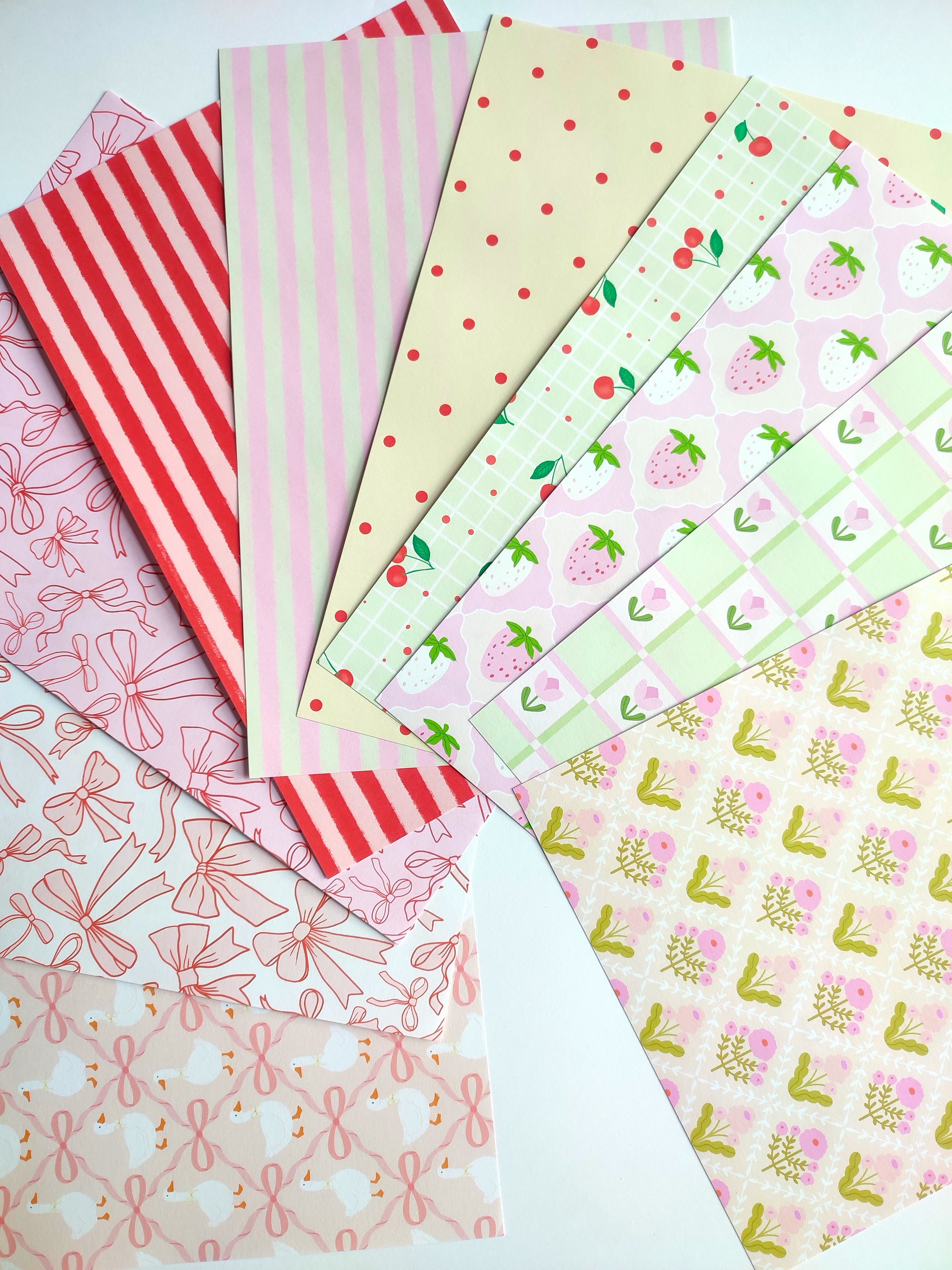 Set de papier pour journaling - 10 feuilles A5
