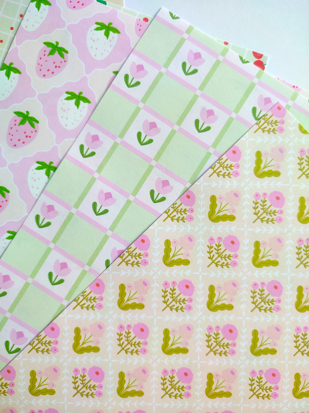 Set de papier pour journaling N°1 - 10 feuilles A5