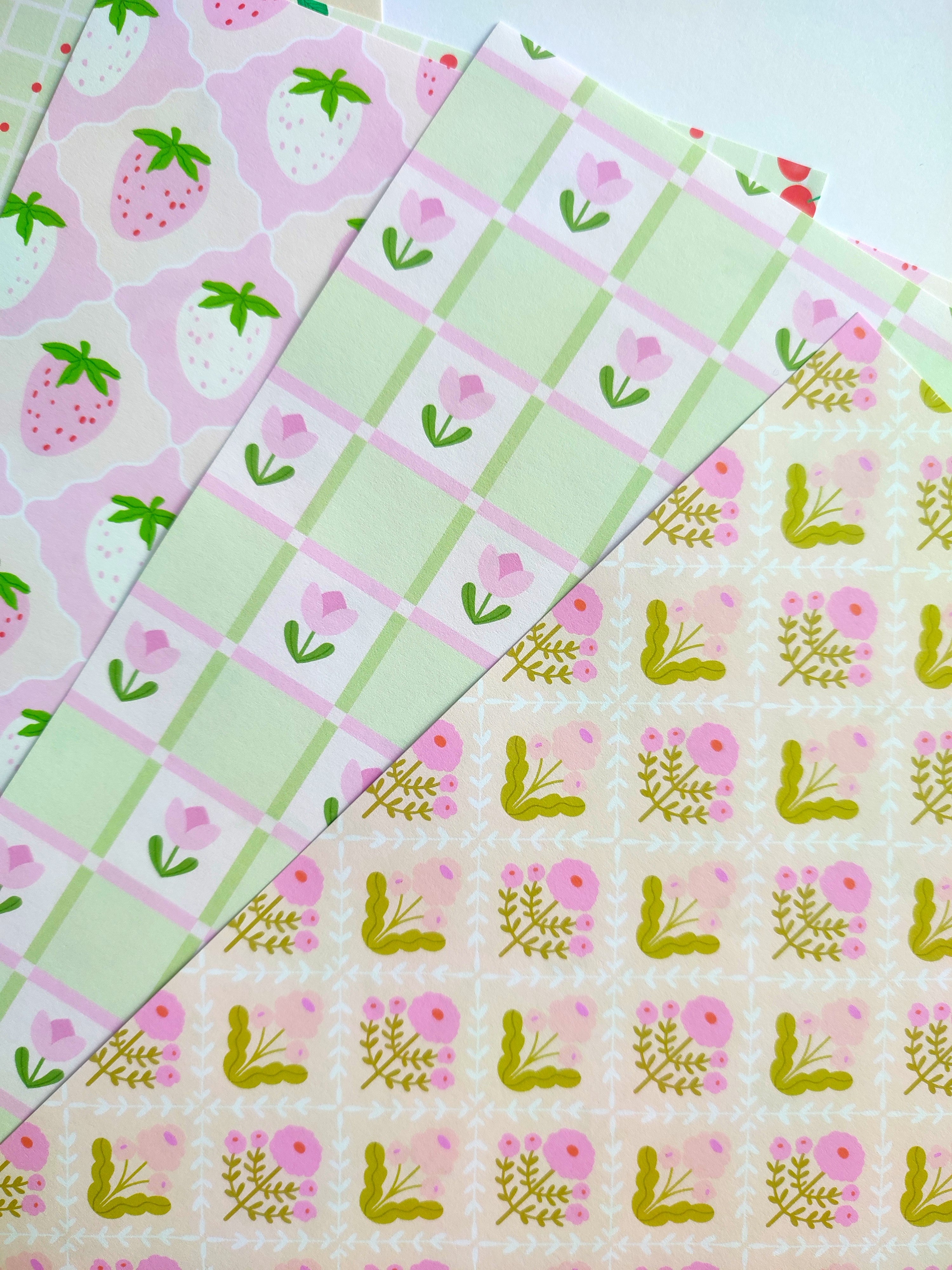 Set de papier pour journaling - 10 feuilles A5