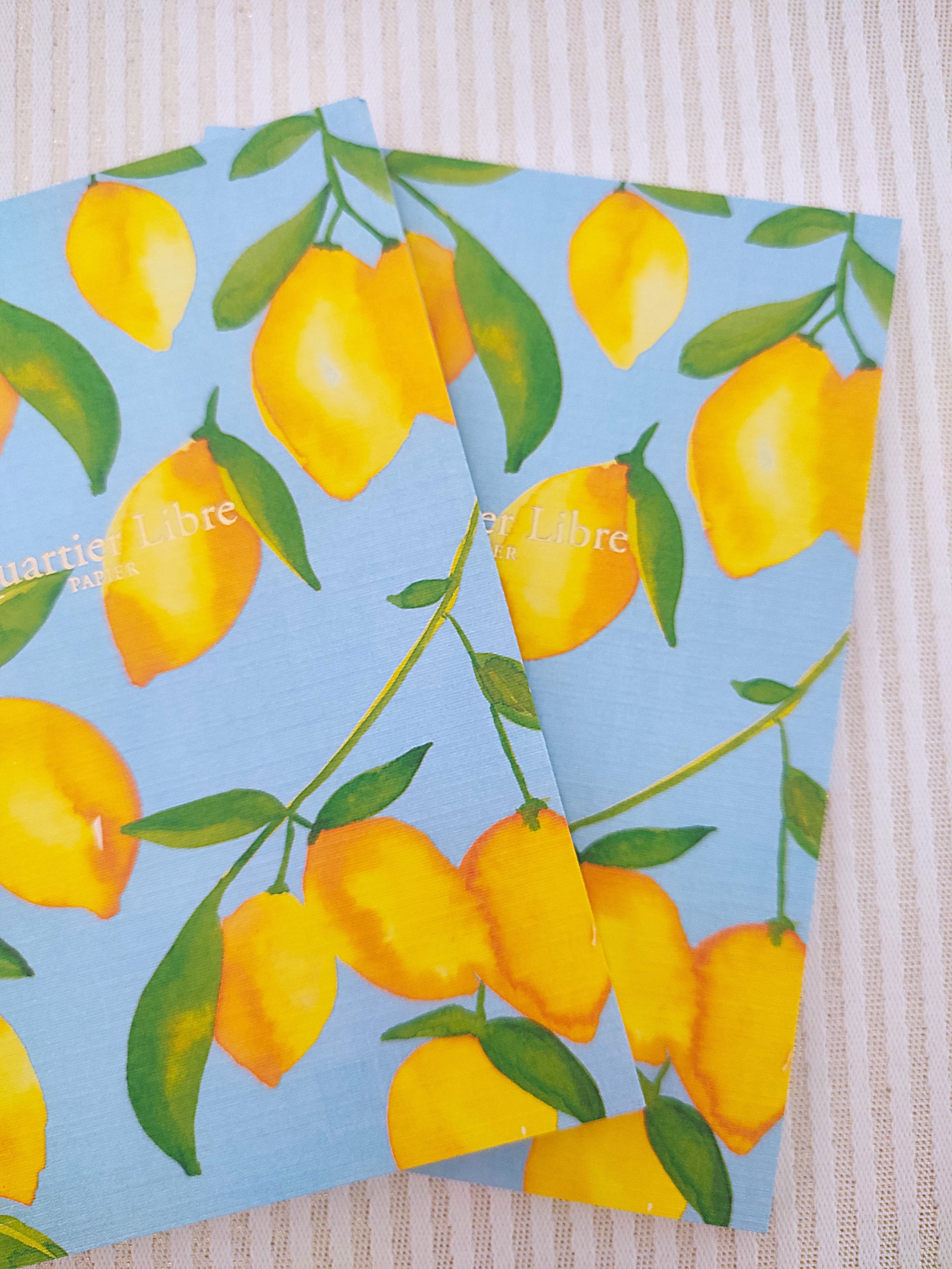 Petit carnet - Citrons