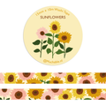 Washitape - motif tournesols