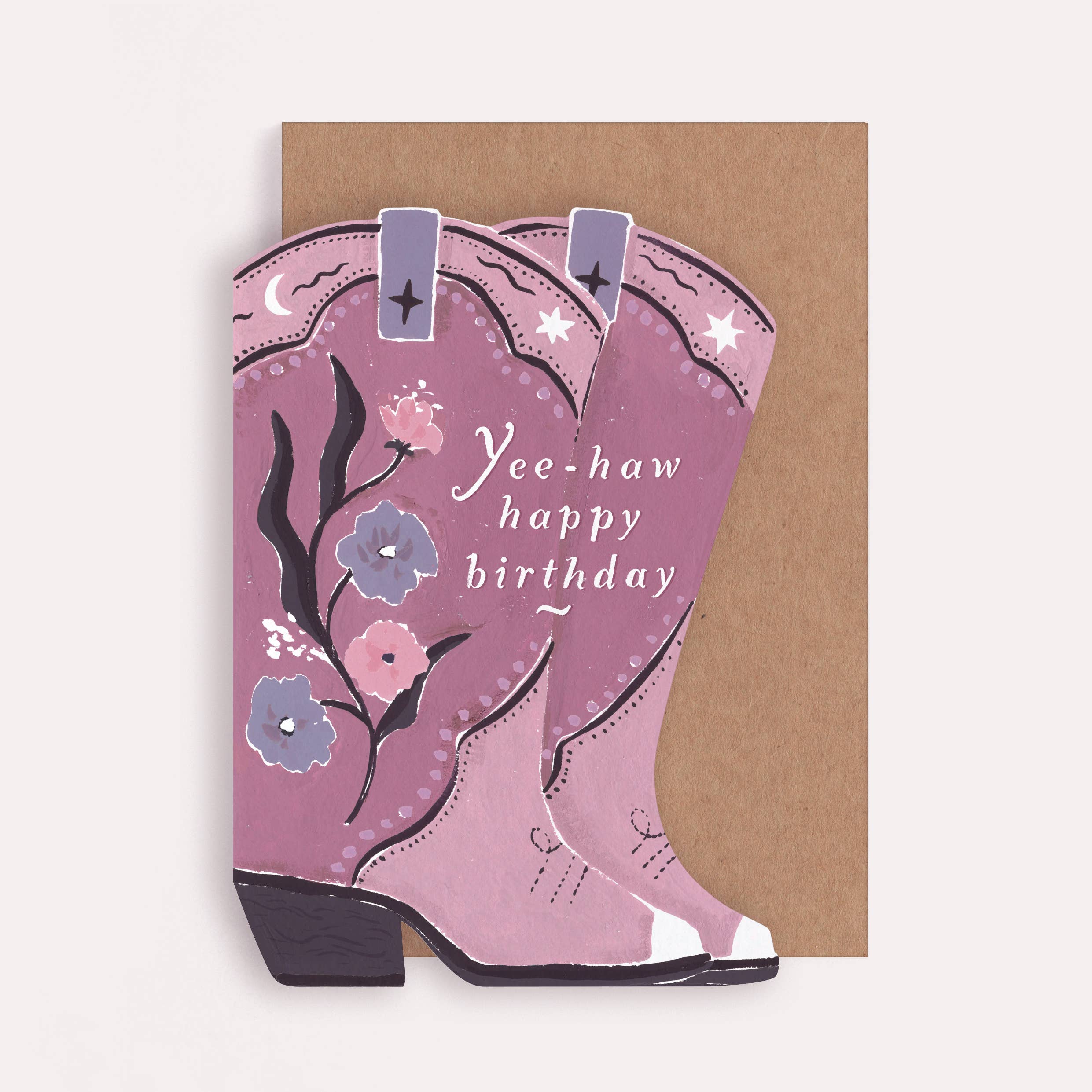 Carte d'anniversaire - Cowgirl