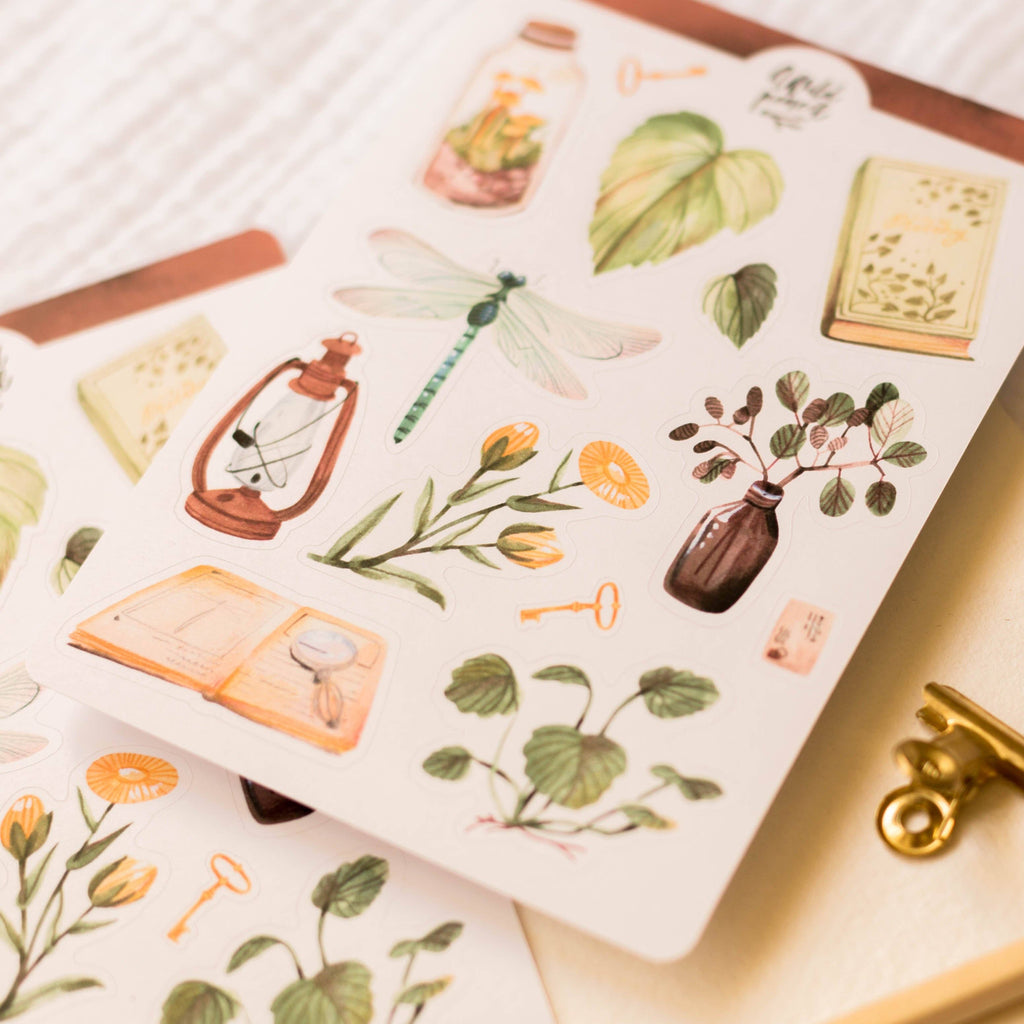 Planche d'autocollants — Botanica