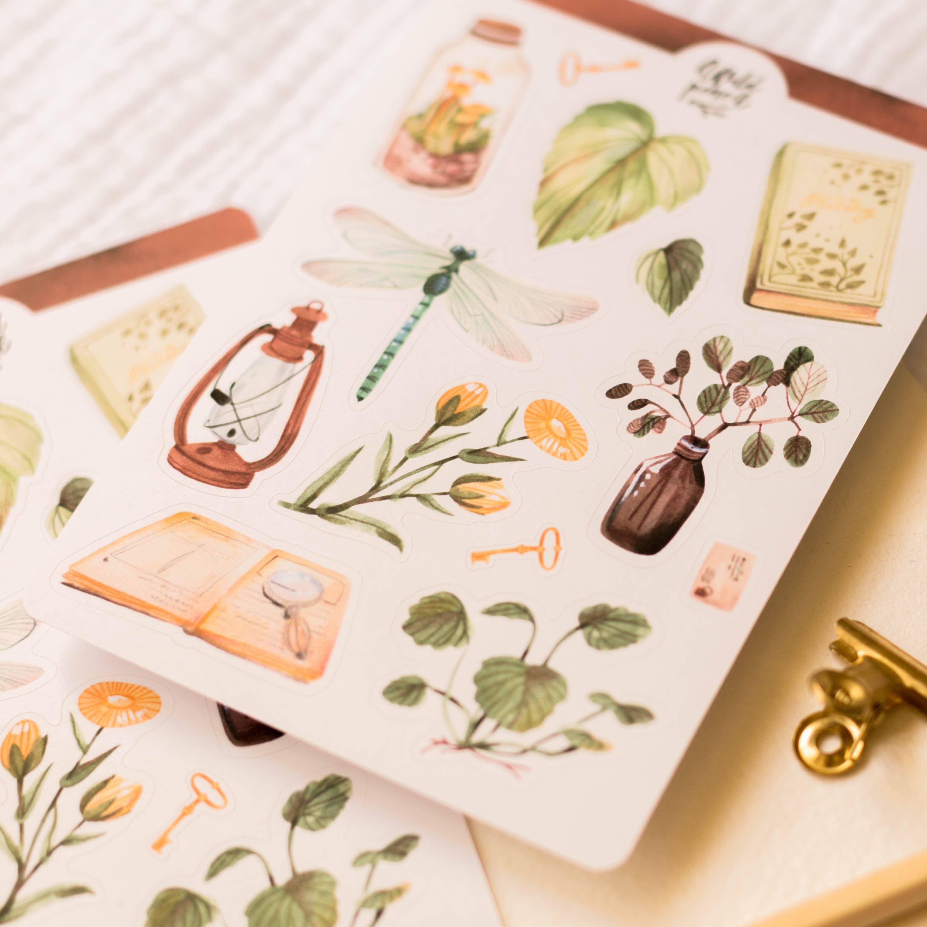 Planche d'autocollants — Botanica