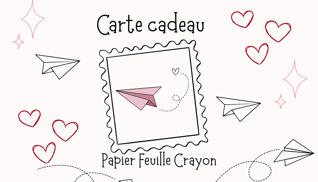 Carte-cadeau Papier Feuille Crayon