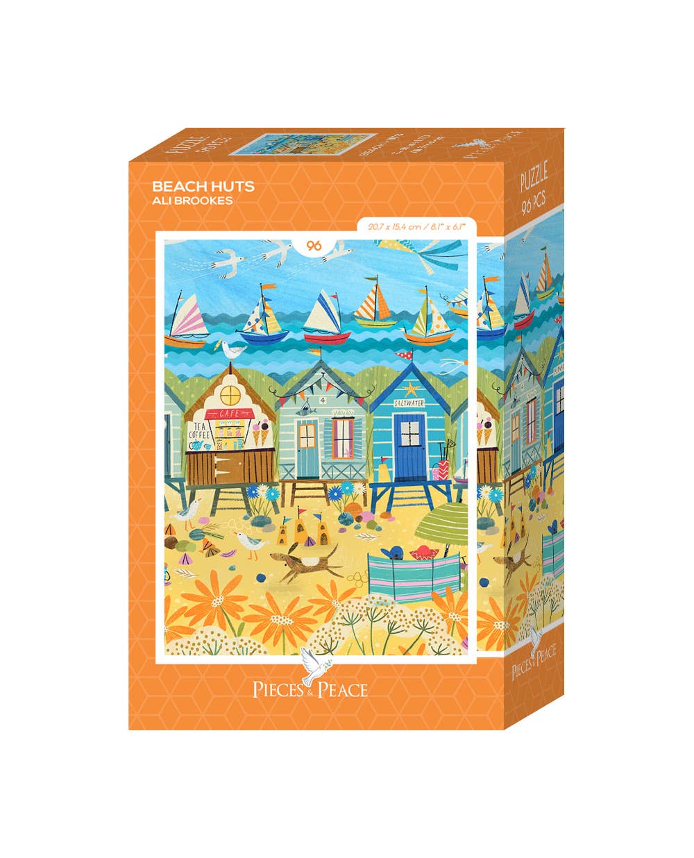 Mini-Puzzle 96 pièces - Mini Beach Huts