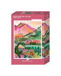 Mini-Puzzle 96 pièces - Rainbow Mountain