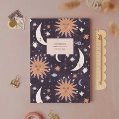 Carnet A5 - Soleil et Lune Sister Paper Co.