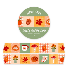 Ruban washi - Patchwork d'automne