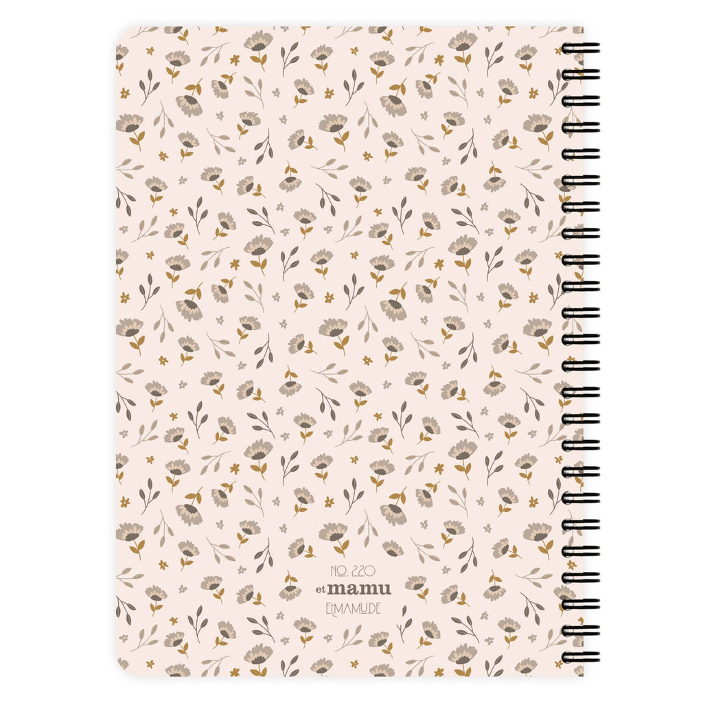 Carnet A5 - Floral bohème