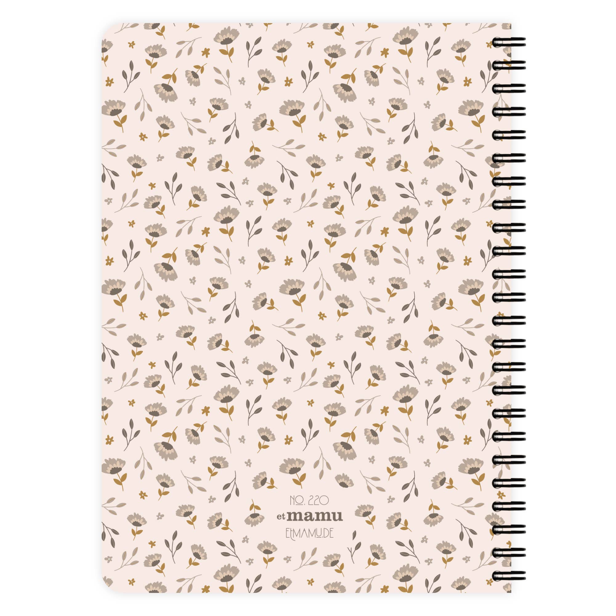 Carnet A5 - Floral bohème