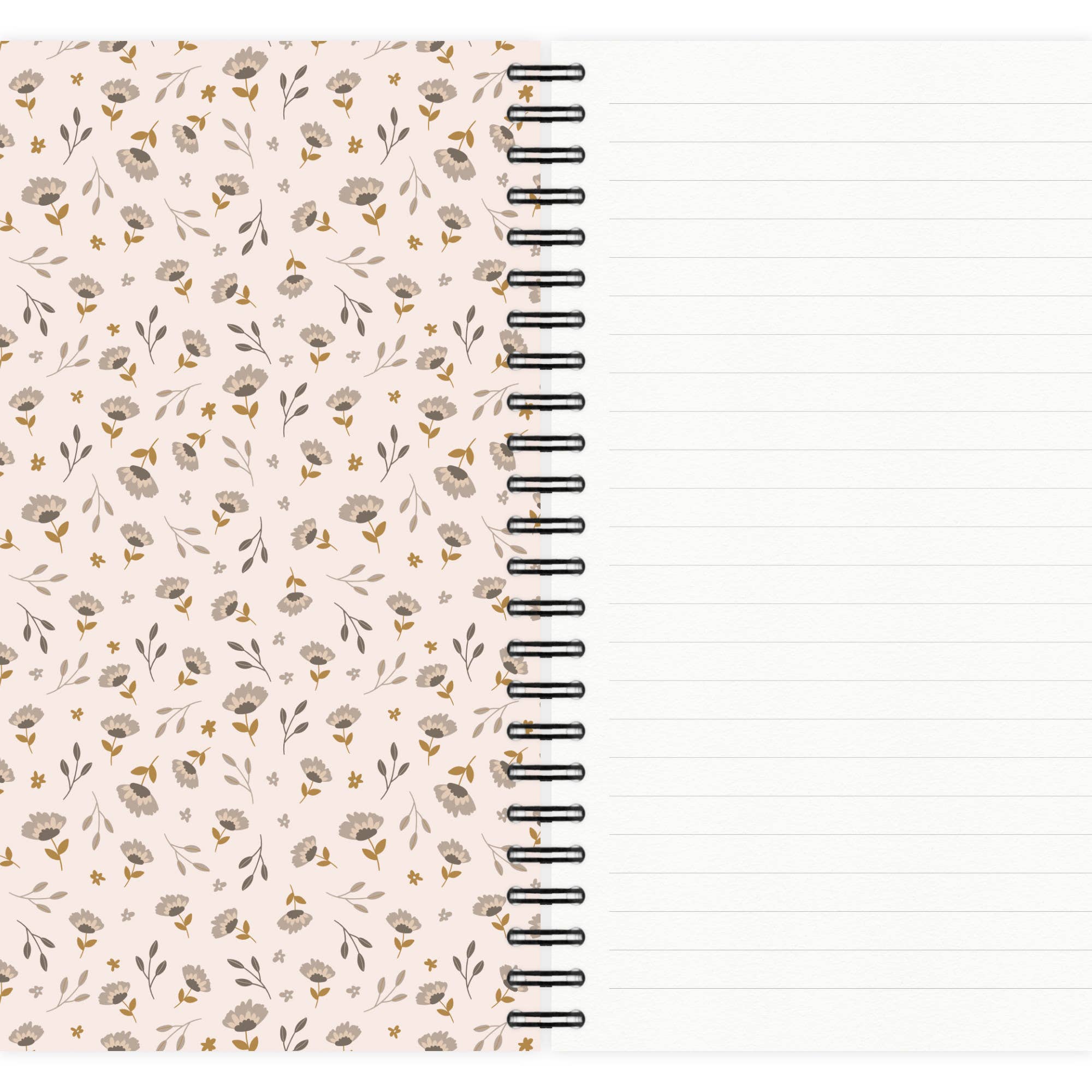 Carnet A5 - Floral bohème