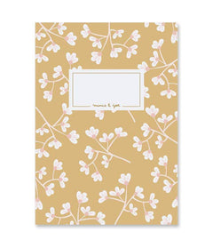 Mini Carnet -  Blossoms yellow