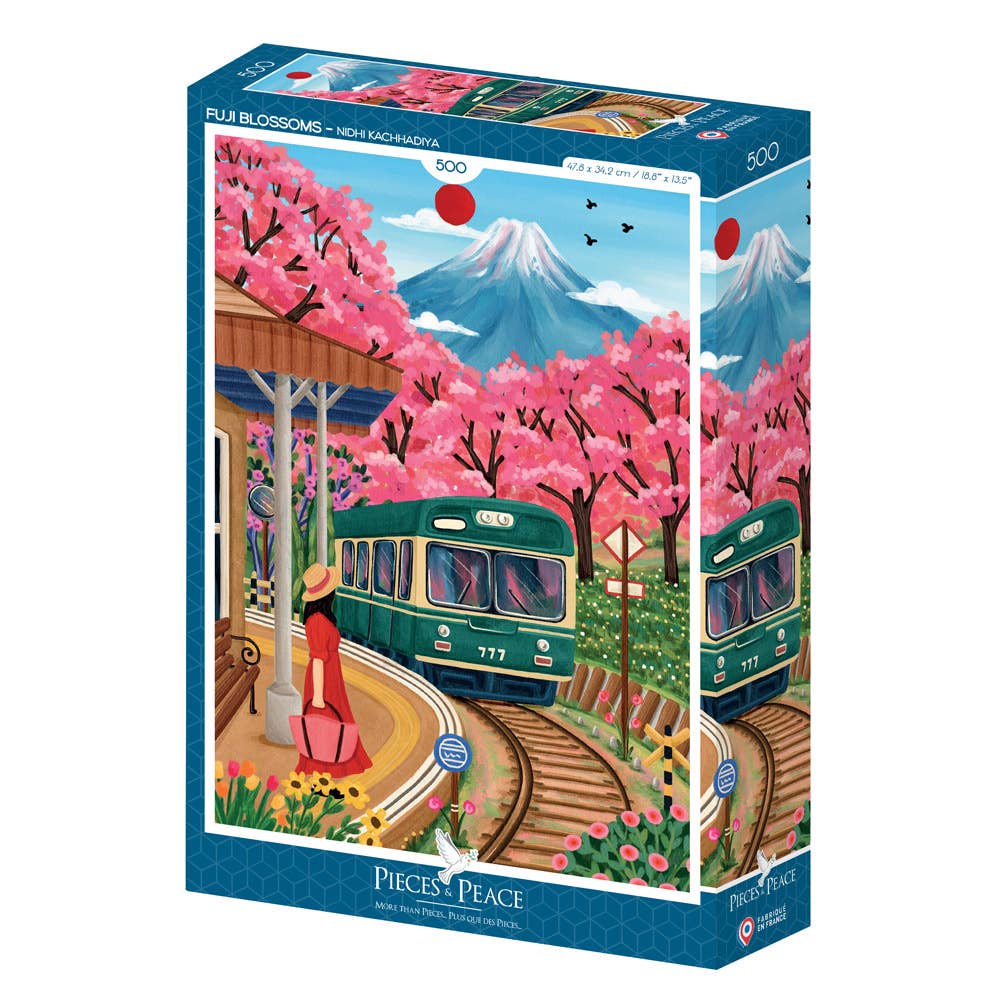 Puzzle 500 pièces - Fuji Blossoms